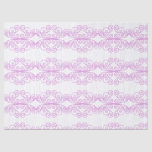 Papier Mousseline Pink Princess Tiara Crown Girl Enveloppement cadea