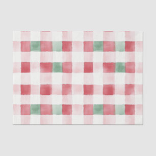 Papier Mousseline Pink Red Green Motif Noël
