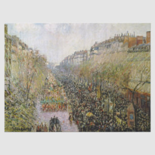 Papier Mousseline Pissarro - Boulevard Montmartre, Mardi Gras