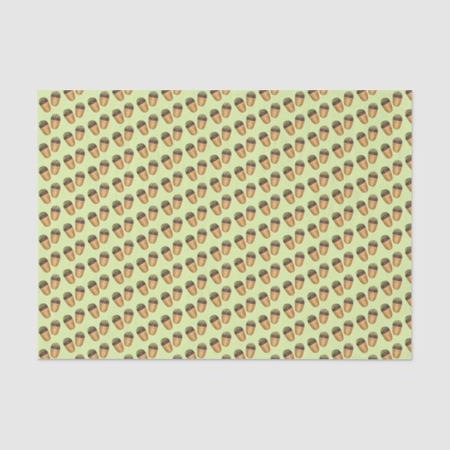 Papier Mousseline Pistachio Madeleines Pâtisseries françaises Pâtiss (Recto)