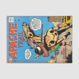 Papier Mousseline Piste Apache #1