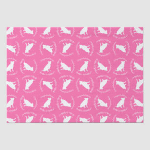 Papier Mousseline Pit Bull Chien Baby shower rose fille Pitbull