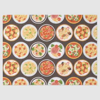 Papier Mousseline Pizza, pâtes, délicieuse cuisine italienne