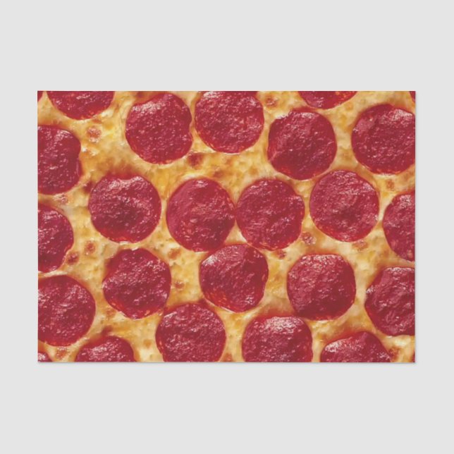 Papier Mousseline pizza pepperonis (Recto)