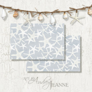 Papier Mousseline Plage Côtier Décor Maison Starfish Découpage bleu