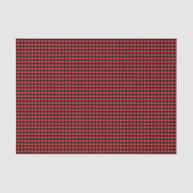 Papier Mousseline Plaid Buffalo (Recto)