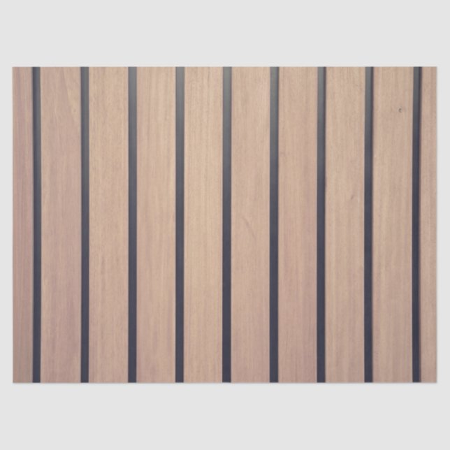 Papier Mousseline planches de bois papier de tissu (Recto)
