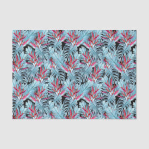Papier Mousseline Plantes tropicaux 1.