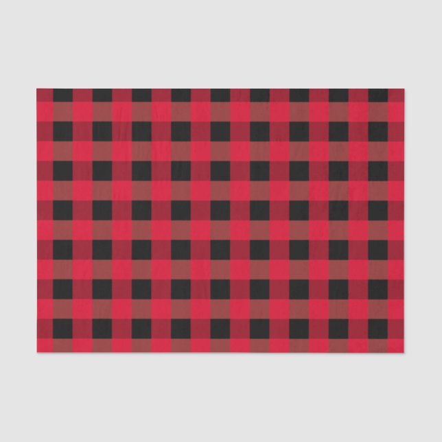 Papier Mousseline Plaque de buffle rouge urbain (Recto)