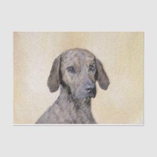 Papier Mousseline Plott Peinture - Cute Original Chien Art