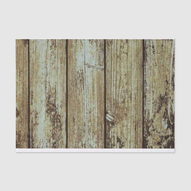 Papier Mousseline Plplanches en bois défoncé vert (Recto)