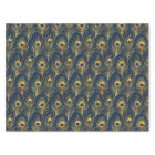 Plumes de paon d'or sur la page de découpage à mot