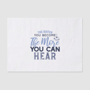 Papier Mousseline Plus Vous Pouvez Entendre La Citation