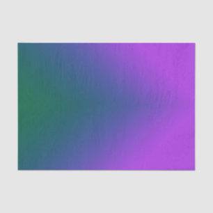 Papier Mousseline Plush peacock ombre