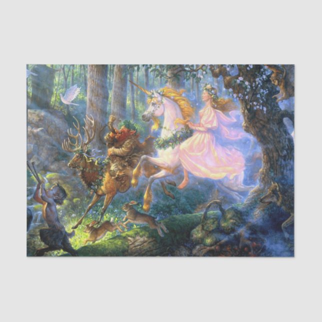 Papier Mousseline poêle de fée de l'Unicorne (Recto)
