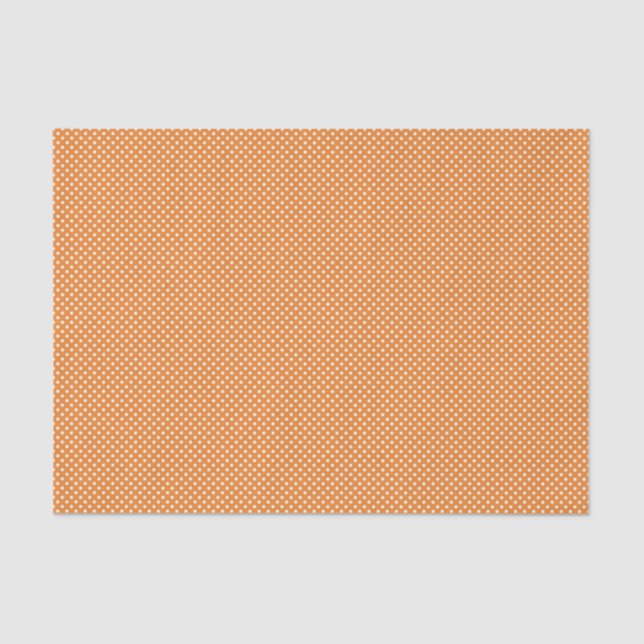 Papier Mousseline Point blanc minuscule d'Halloween (Recto)