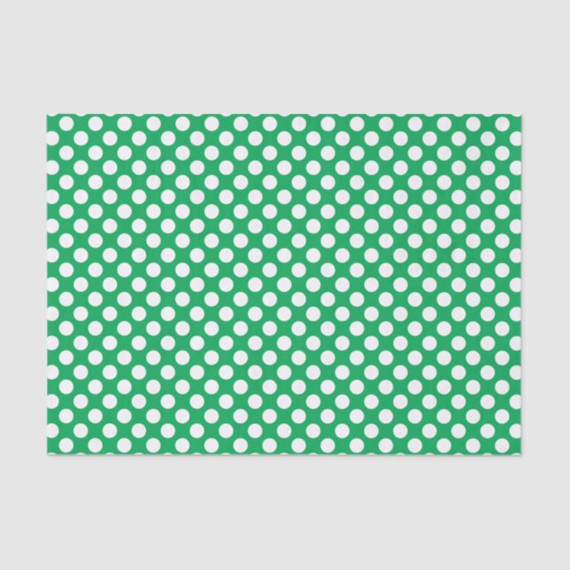 Papier Mousseline Point Polka blanc transparent - arrière - plan per (Recto)