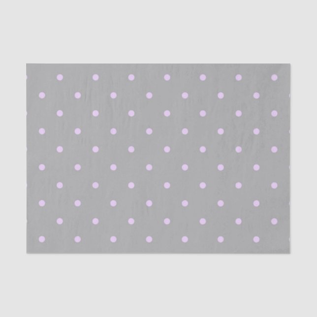 Papier Mousseline Pointe Pointe Polka Élégante Arrière - plan gris r (Recto)