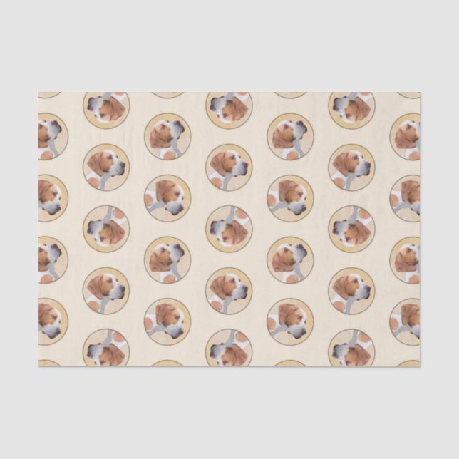 Papier Mousseline Pointeur Peinture Anglais mignon Original Animal d (Recto)