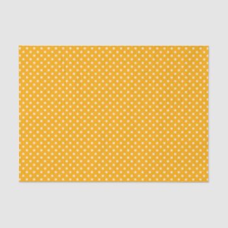 Papier Mousseline Pois de crème sur jaune