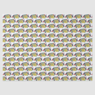 Papier Mousseline Poisson Grillé Grec Fruits de mer Méditerranéens