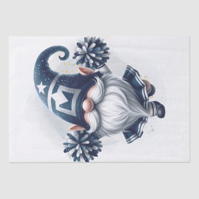 Papier Mousseline Pom-pom girl Gnome (Recto)