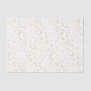 Papier Mousseline Pommes d'or Rosh Hashanah Shana Tova Elegant