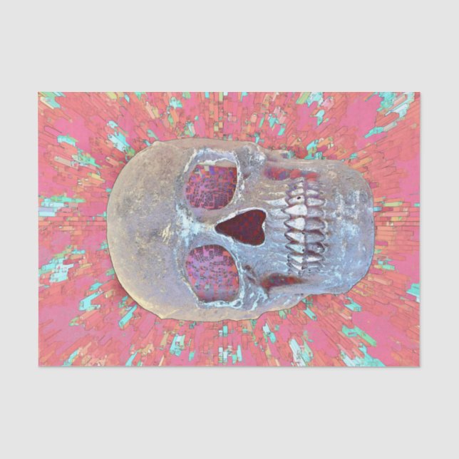 Papier Mousseline Pop gothique Pop Art rose Abstrait moderne (Recto)
