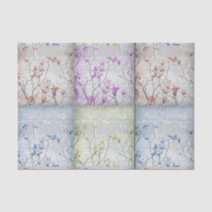 Papier Mousseline popart, style vintage, grunge, floral, beau, girly