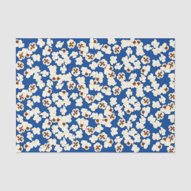 Papier Mousseline Popcorn Anniversaire de la fête du cinéma (Recto)