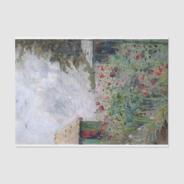 Papier Mousseline Poppies en fleurs par Julia Beck (Recto)