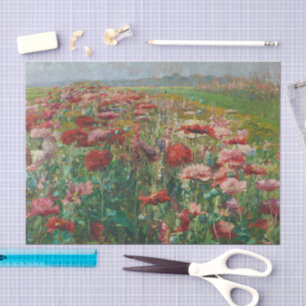 Papier Mousseline Poppies florissantes Olga Wisinger-Florian