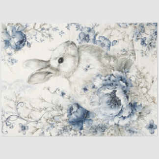 Papier Mousseline Porcelain Rabbit Tissue Paper