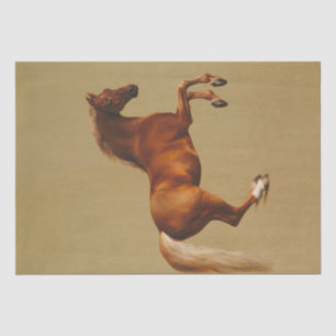 Papier Mousseline Portrait de cheval Whistlejacket Peinture Découpag