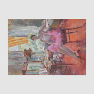 Papier Mousseline Portrait de la Ballerina Vera Trefilova