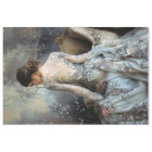 Portrait éthéré de femme élégante aux gris lunatiq