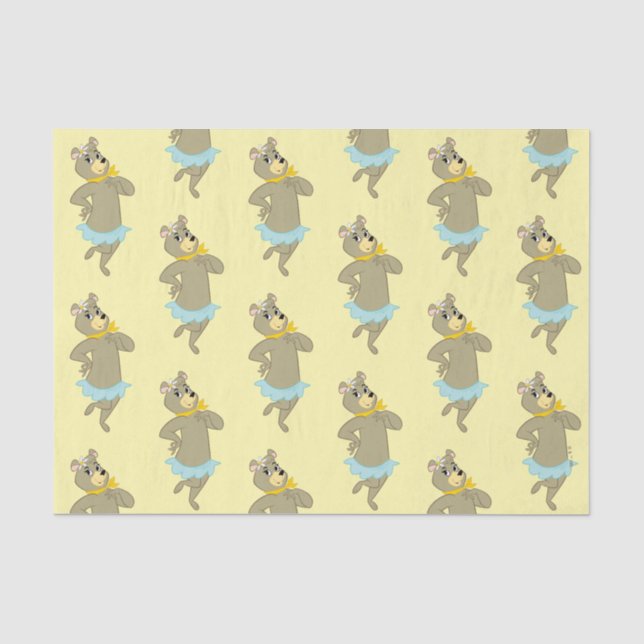 Papier Mousseline Pose Joueuse de Cindy Bear (Recto)