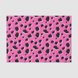 Papier Mousseline Poster de animal rose gras 80s