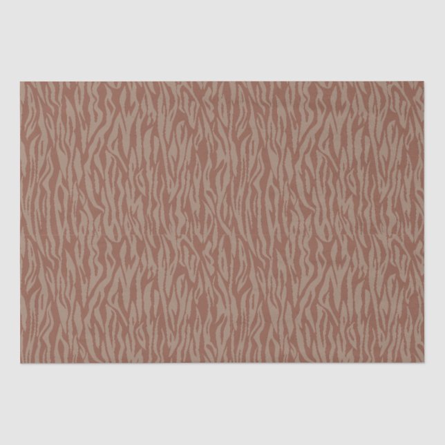 Papier Mousseline Poster de animal sauvage thème Safari Brown (Recto)