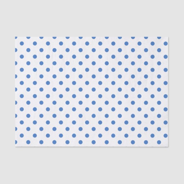 Papier Mousseline Pote bleu et blanc (Recto)