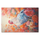 Poulet en fleurs 1 Papier décolpage