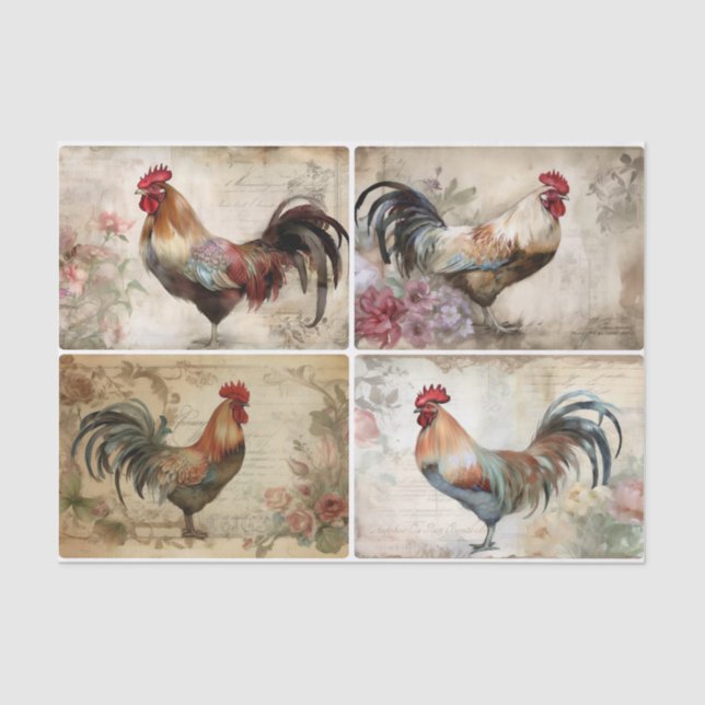 Papier Mousseline Poulets, Poulets, poulets (Recto)