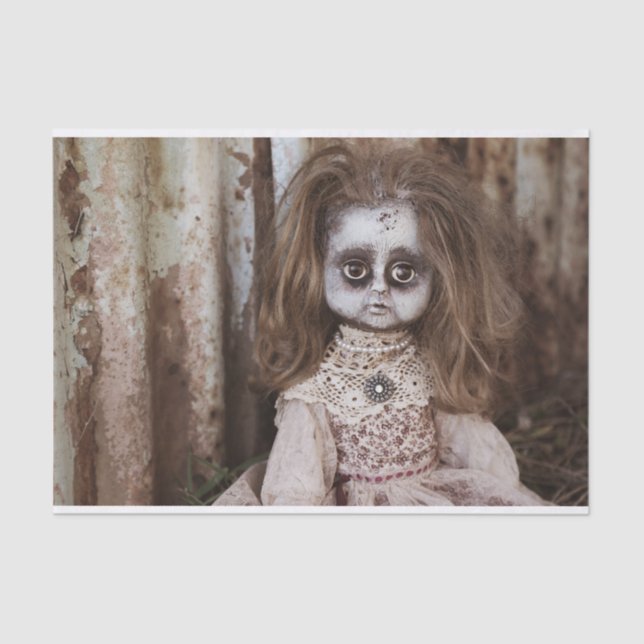 Papier Mousseline Poupée gothique déplaisante Goth victorien de (Recto)