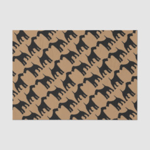Papier Mousseline Pour l'amour des chiens Airedale Terrier