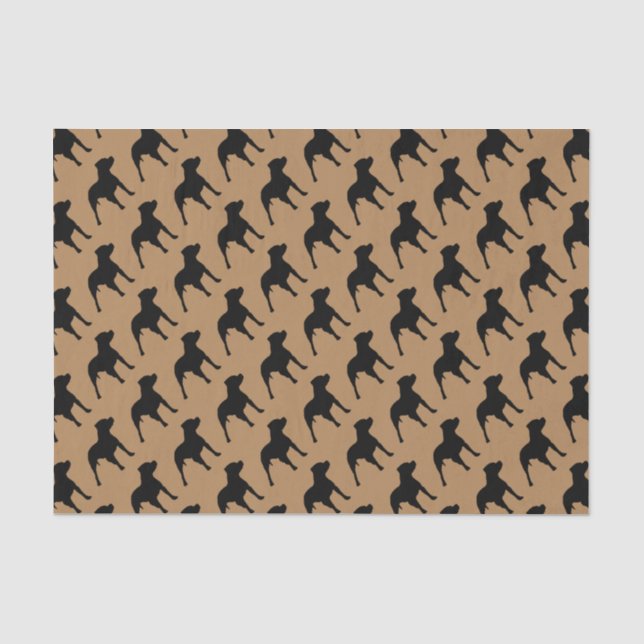 Papier Mousseline Pour l'amour des Pitbulls (Recto)