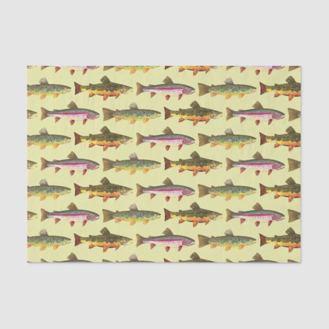 Papier Mousseline Pour le bourdon de truites (Recto)