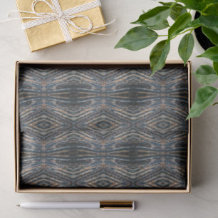 Papier Mousseline Poutres en bois bleues et brunes Photo Perspective