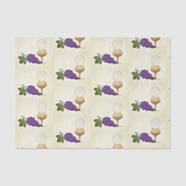 Papier Mousseline Première sainte communion (Recto)