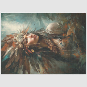 Papier Mousseline Princesse indienne Maiden