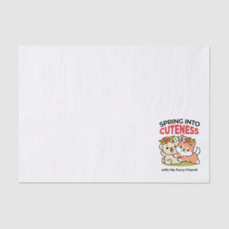 Papier Mousseline Printemps dans la laideur - Illustration de chien 